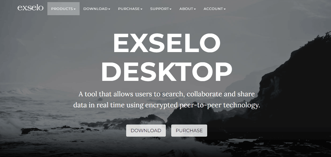 موقع ويب Exselo Desktop