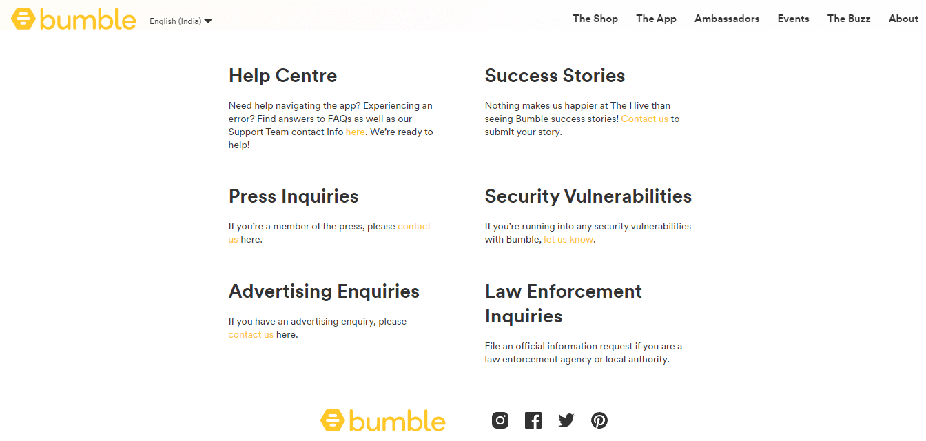 bumble destek sayfası. Yükleme Ekranında Sıkışan Bumble'ı Düzeltmenin 10 Yolu