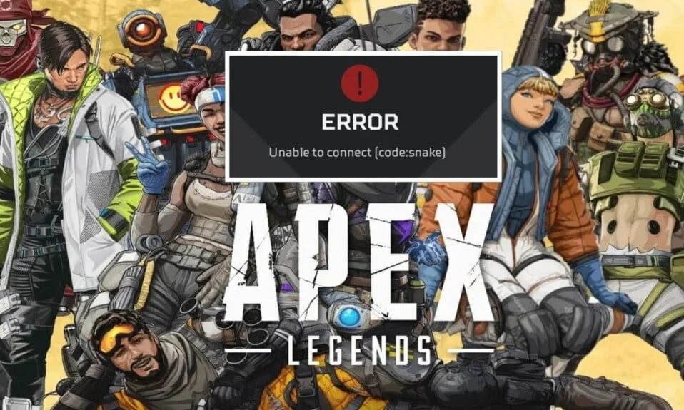 什么是 Apex Legends 错误代码蛇?