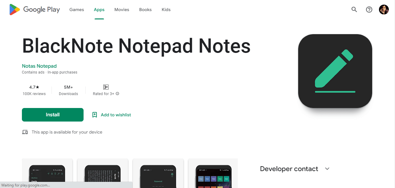 Nota negra. Las 23 mejores aplicaciones de notas para Android