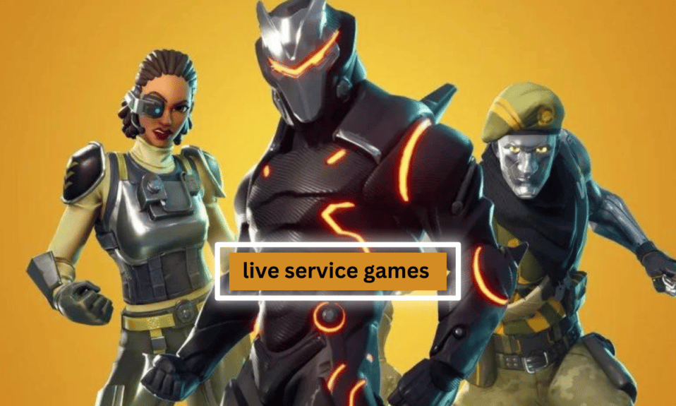 O que são jogos de serviço ao vivo?