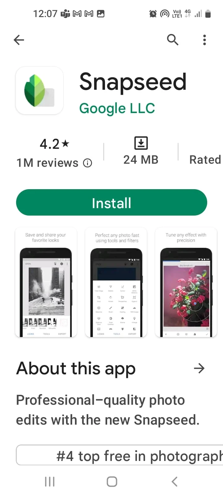 สแน็ปซีด วิธีแก้ไขรูปภาพพร่ามัวบน Android