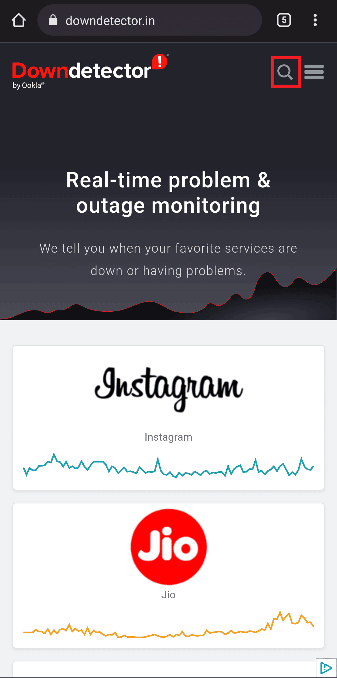 toccare l'opzione lente di ingrandimento. Correggi nessun suono su Spotify su Android