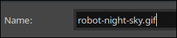 Ajoutez ".gif" au nom du fichier lors de l'exportation dans GIMP.