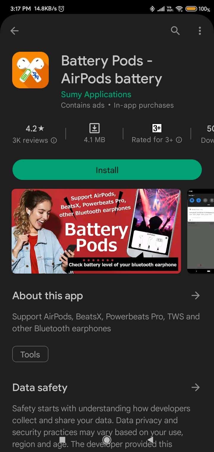 Pod Baterai - Baterai AirPod Google Play Store