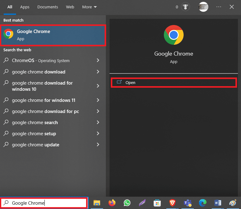 Deschideți browserul web din meniul de pornire