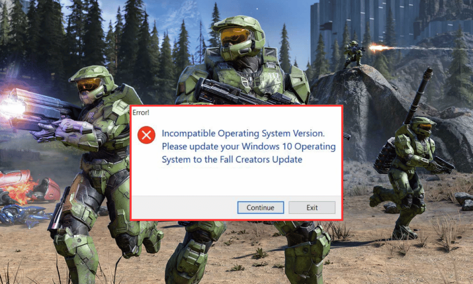 Correggi l'errore del sistema operativo incompatibile su Halo Infinite