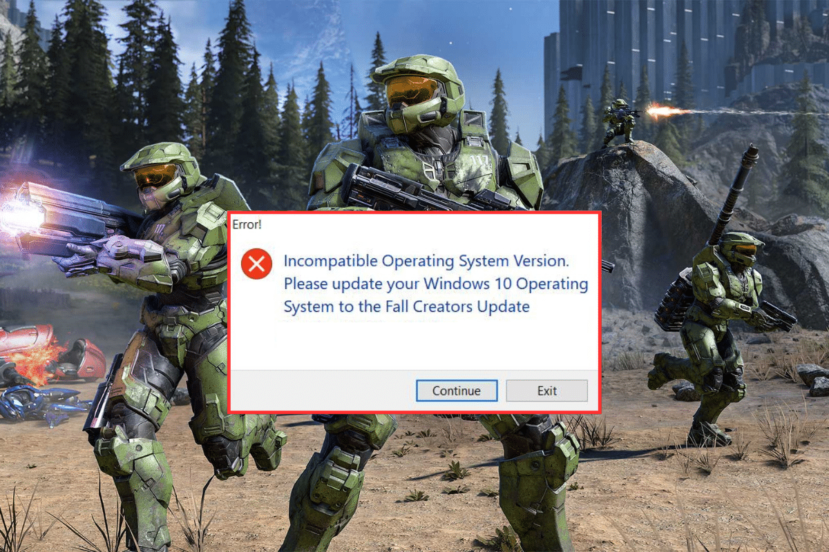 Correggi l'errore del sistema operativo incompatibile su Halo Infinite