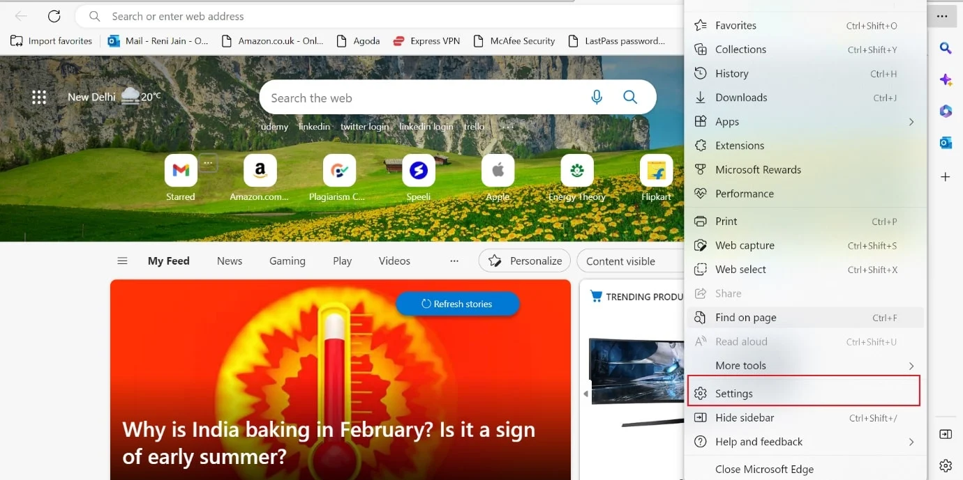 設定エッジ | Microsoft Edge でキャッシュと Cookie をクリアする方法