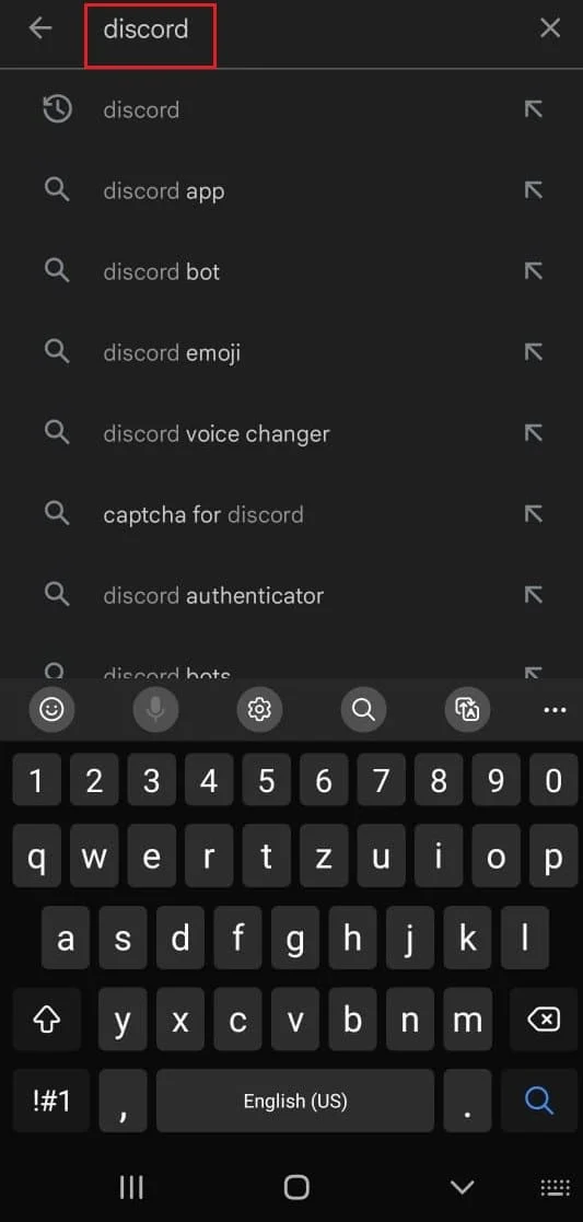 cari Discord di kolom pencarian. 9 Cara Mengatasi Discord Search Tidak Berfungsi di Ponsel