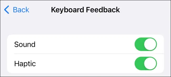 Aktivieren Sie haptisches Feedback beim Tippen in iOS 16