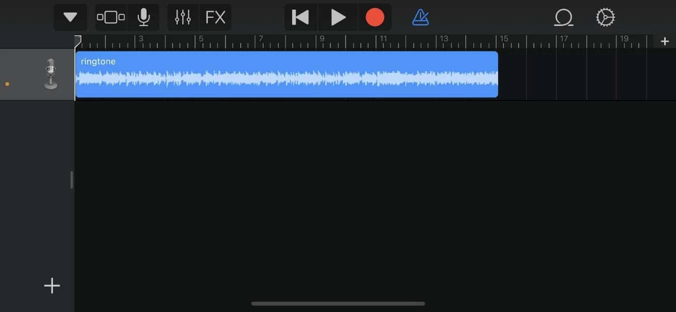 Wählen Sie die importierte Datei aus und importieren Sie sie | So speichern Sie einen TikTok-Sound als Klingelton