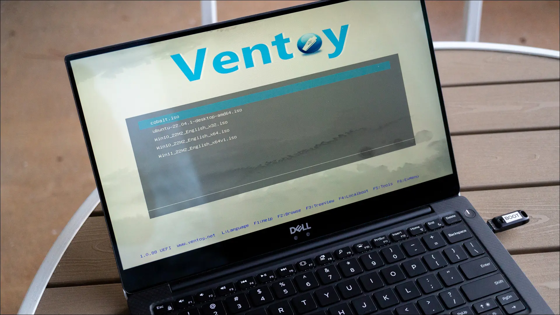 Ventoy-Startbildschirm
