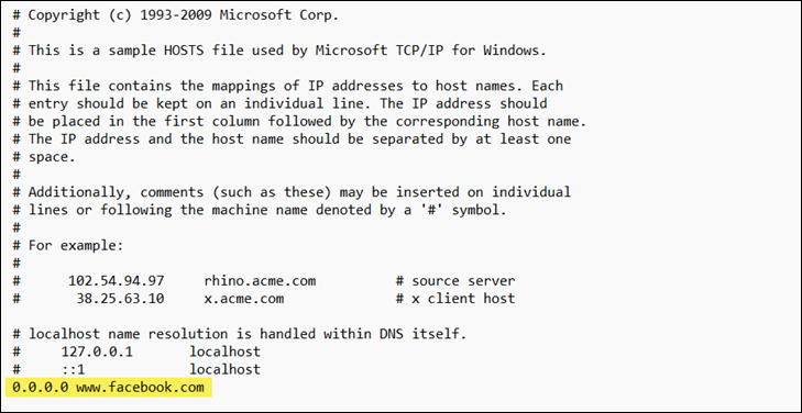 Agregue la IP y la URL 0.0.0.0.