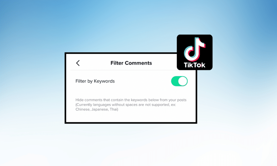 So filtern Sie Wörter in TikTok-Kommentaren heraus