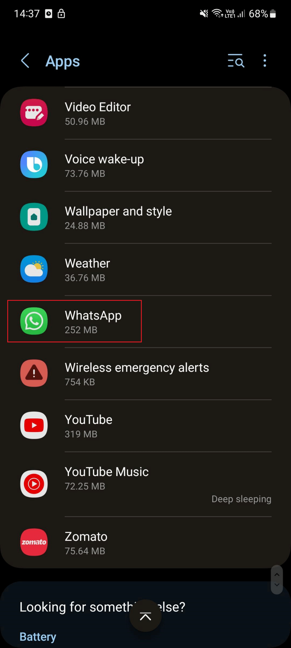 whatsapp di aplikasi