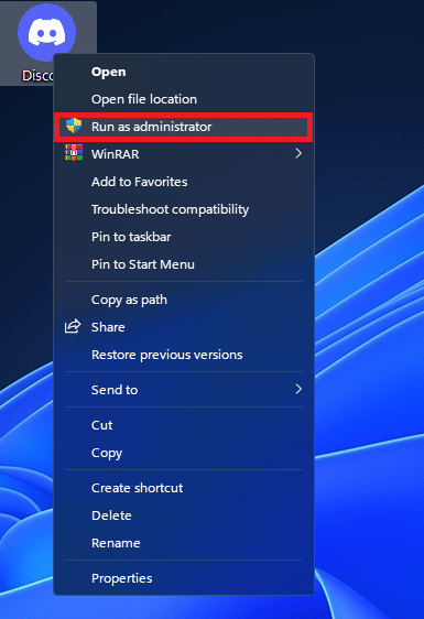 Klicken Sie auf die Option Als Administrator ausführen