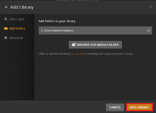 Klicken Sie auf die Option Bibliothek hinzufügen. So streamen Sie Disney Plus auf Discord
