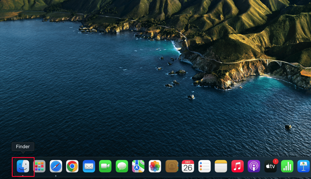 Gehen Sie zur Finder-App