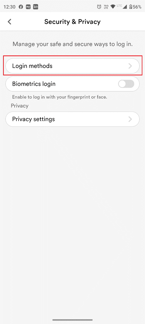 Ketuk Metode masuk. Cara Mereset Gesekan Bumble