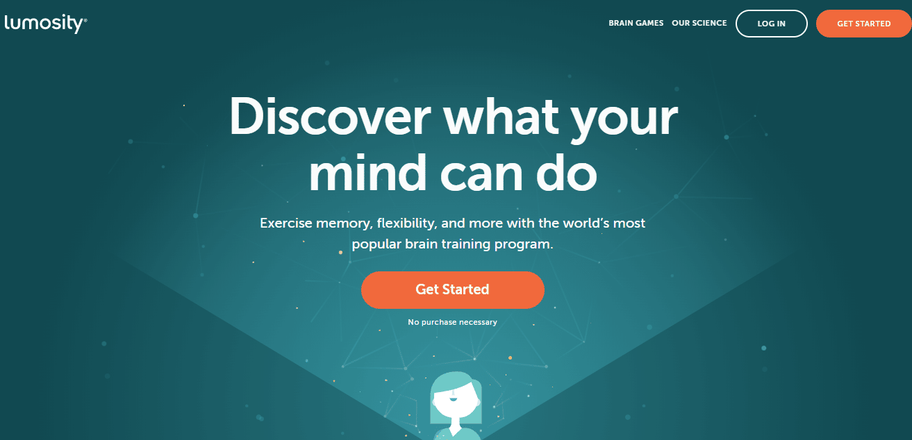 Lumosity ホームページ