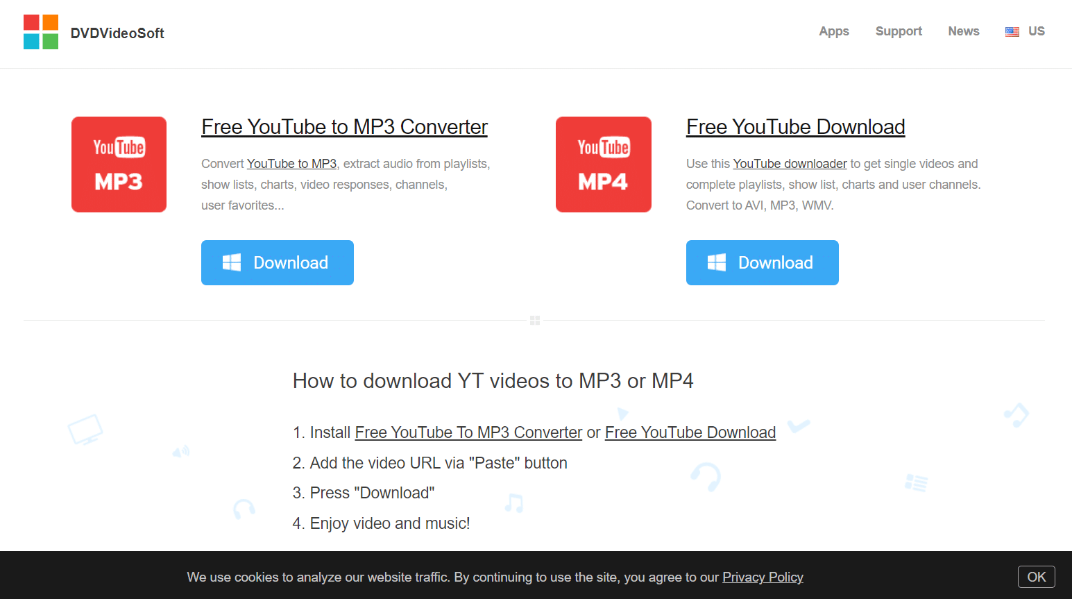 DVDVideoSoft. 27 ดาวน์โหลดเพลย์ลิสต์ YouTube ที่ดีที่สุด