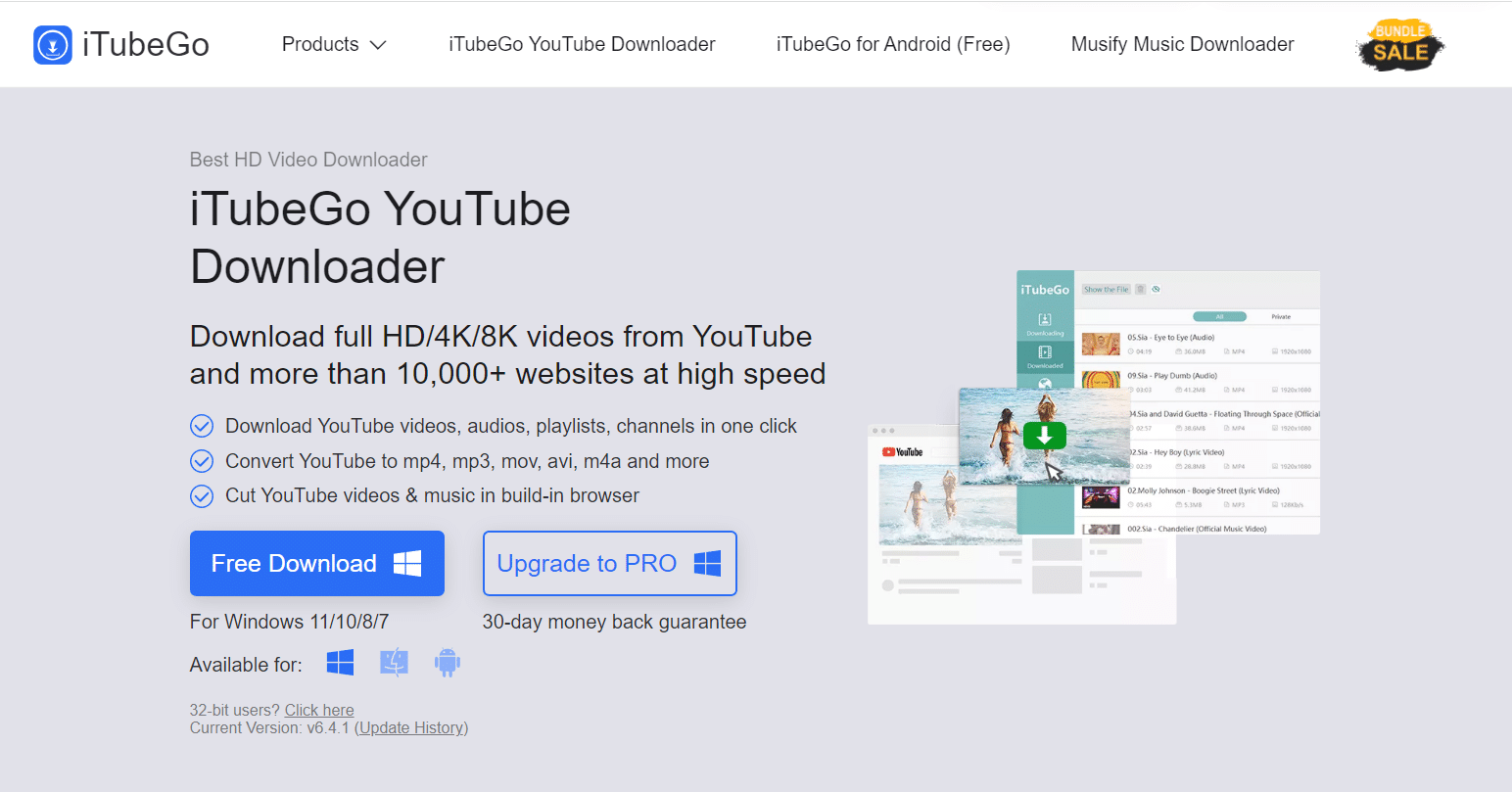 iTubeGo 27 ดาวน์โหลดเพลย์ลิสต์ YouTube ที่ดีที่สุด