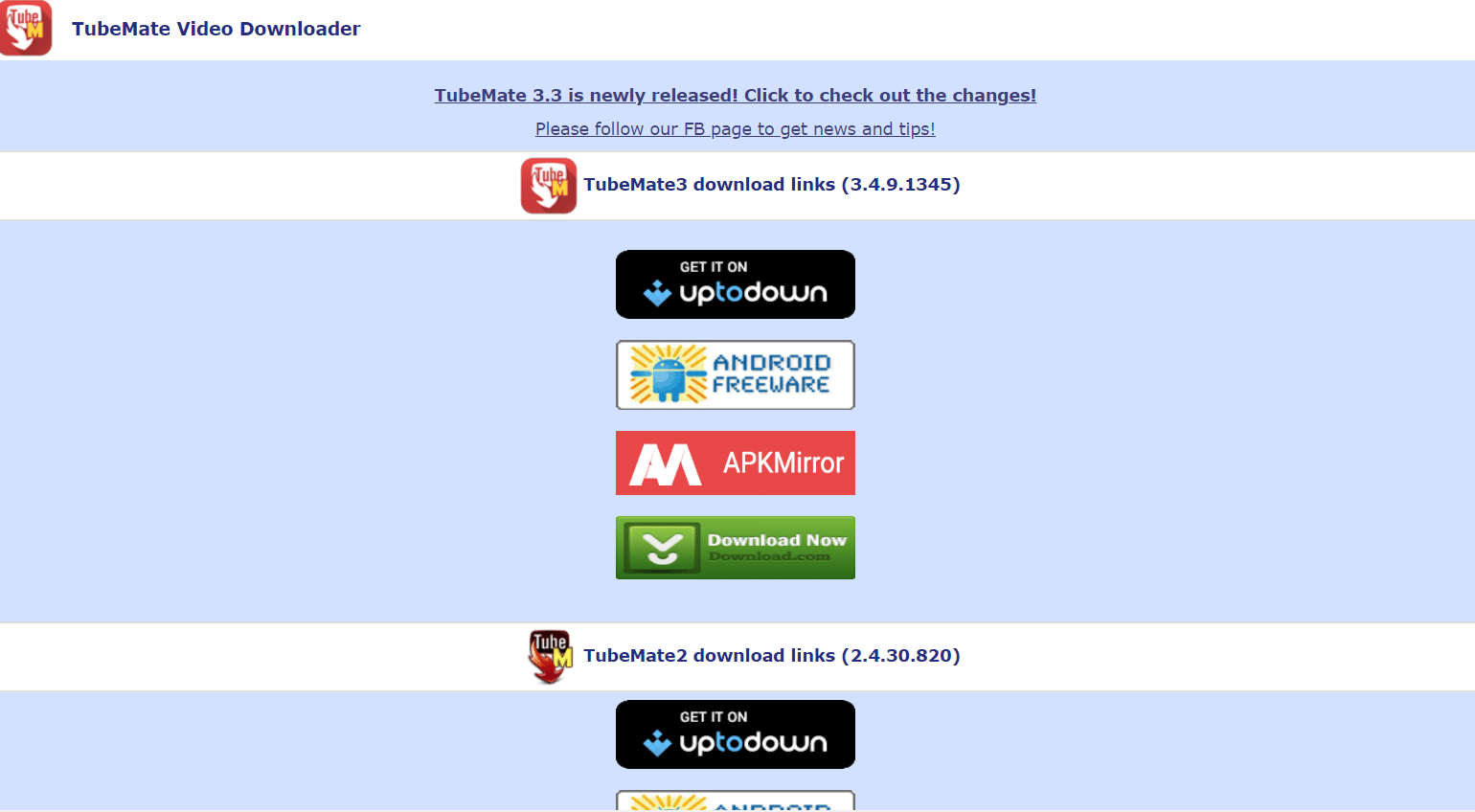 TubeMate. 27 ดาวน์โหลดเพลย์ลิสต์ YouTube ที่ดีที่สุด