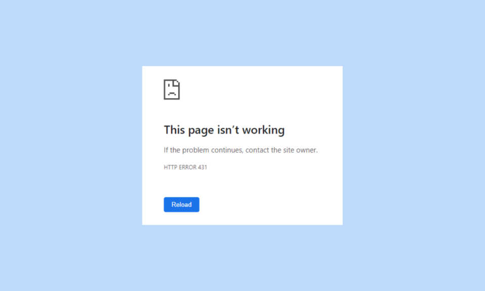 Napraw błąd HTTP 431 w Google Chrome