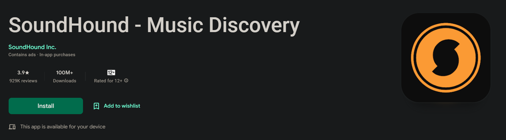 SoundHound 音乐发现。 26 最佳 Android AI 助手