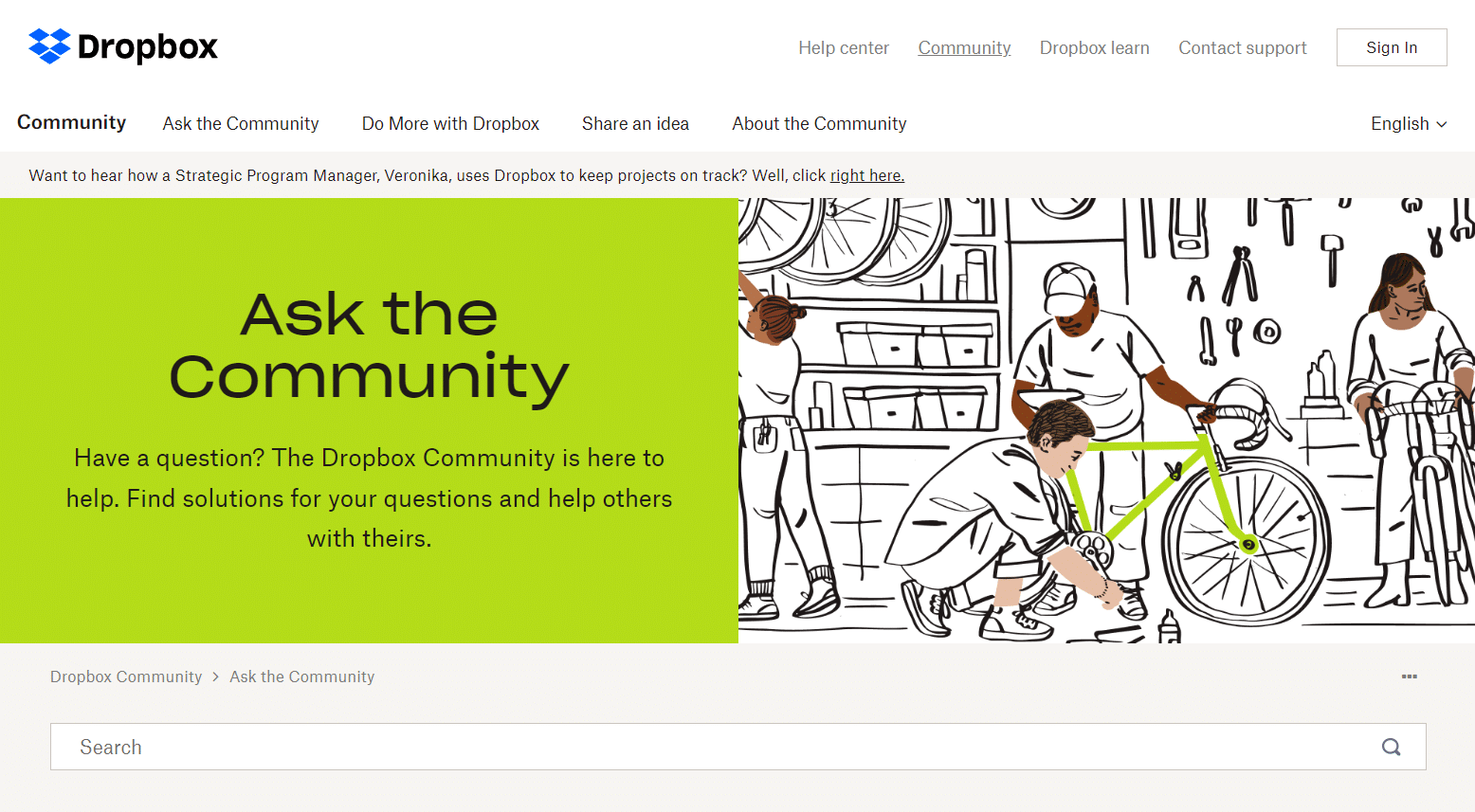 Beteiligen Sie sich am Dropbox-Community-Forum