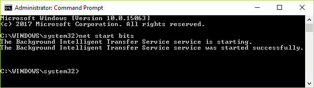 biți net de pornire | Actualizarea Windows a eșuat cu eroarea 0x80242016