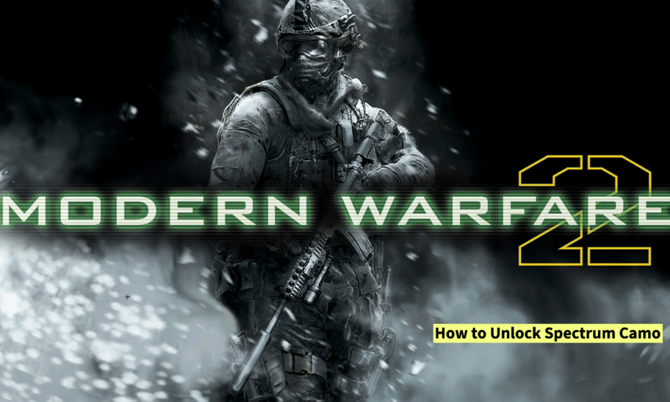 Jak odblokować kamuflaż Spectrum w MW2