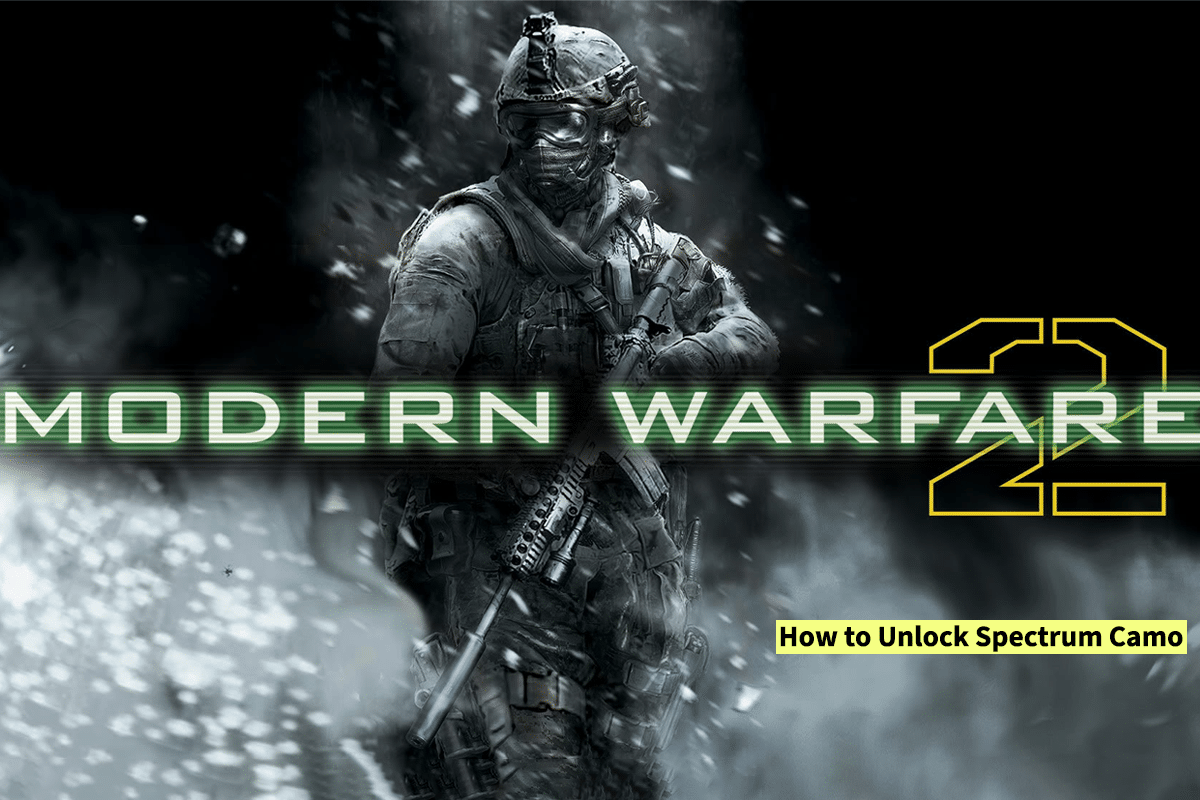 Jak odblokować kamuflaż Spectrum w MW2