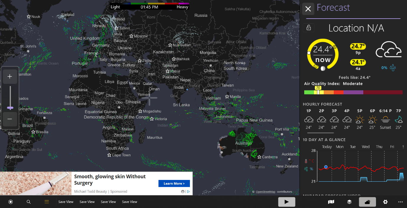 radar uygulamam Windows 10 için En İyi 13 Hava Durumu Aracı