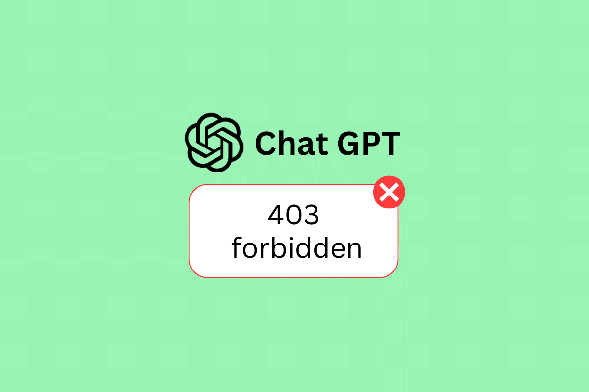 Napraw niedozwolony błąd czatu GPT 403