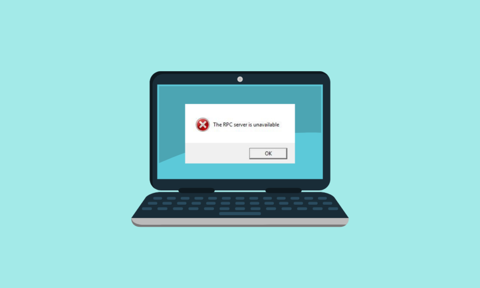 Reparar el servidor RPC no está disponible en Windows 10