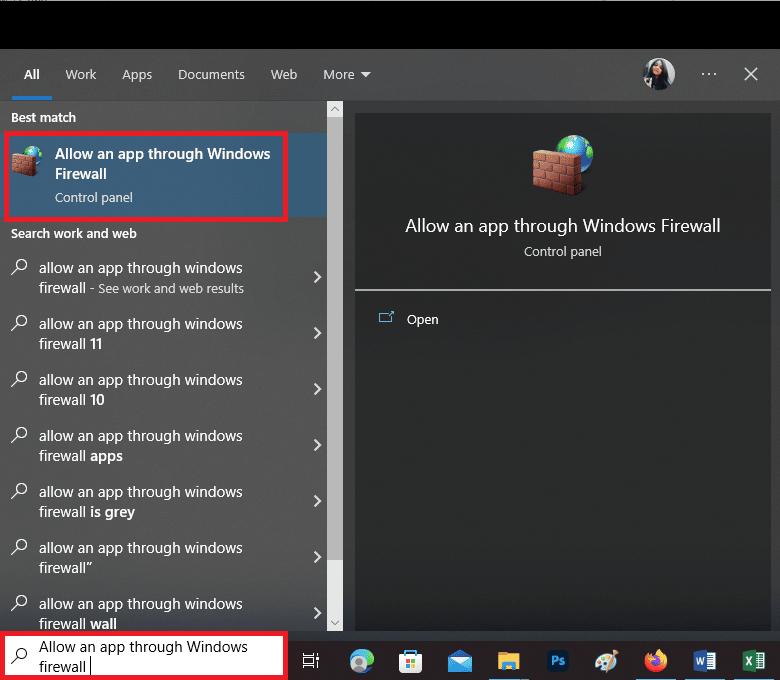 Permitir una aplicación a través del firewall de Windows