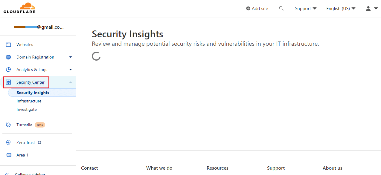 Centre de sécurité Cloudflare. Correction de l'erreur interdite Cloudflare 403