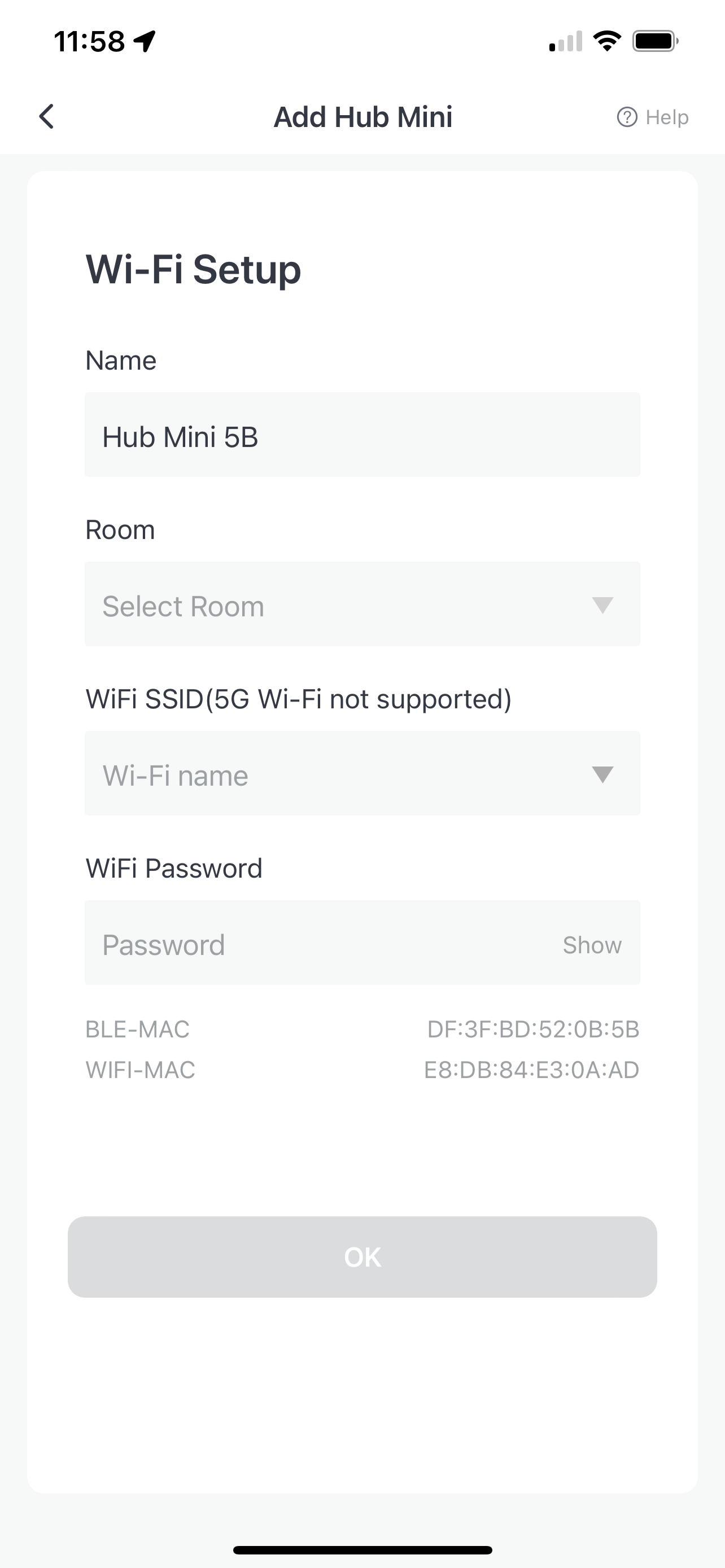 Bild der SwitchBot-App