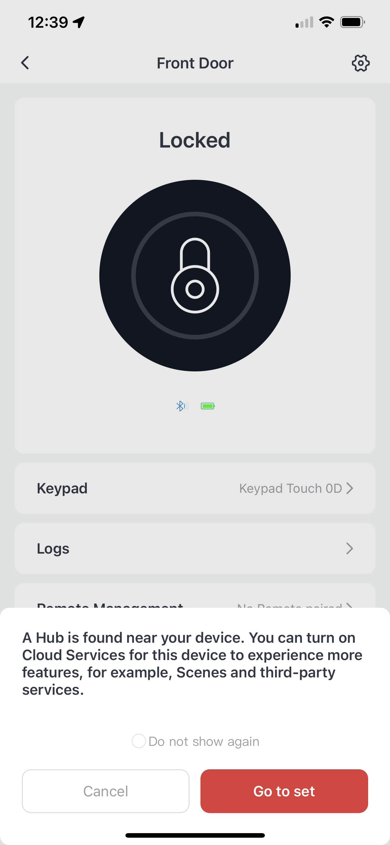 Bild der SwitchBot-App