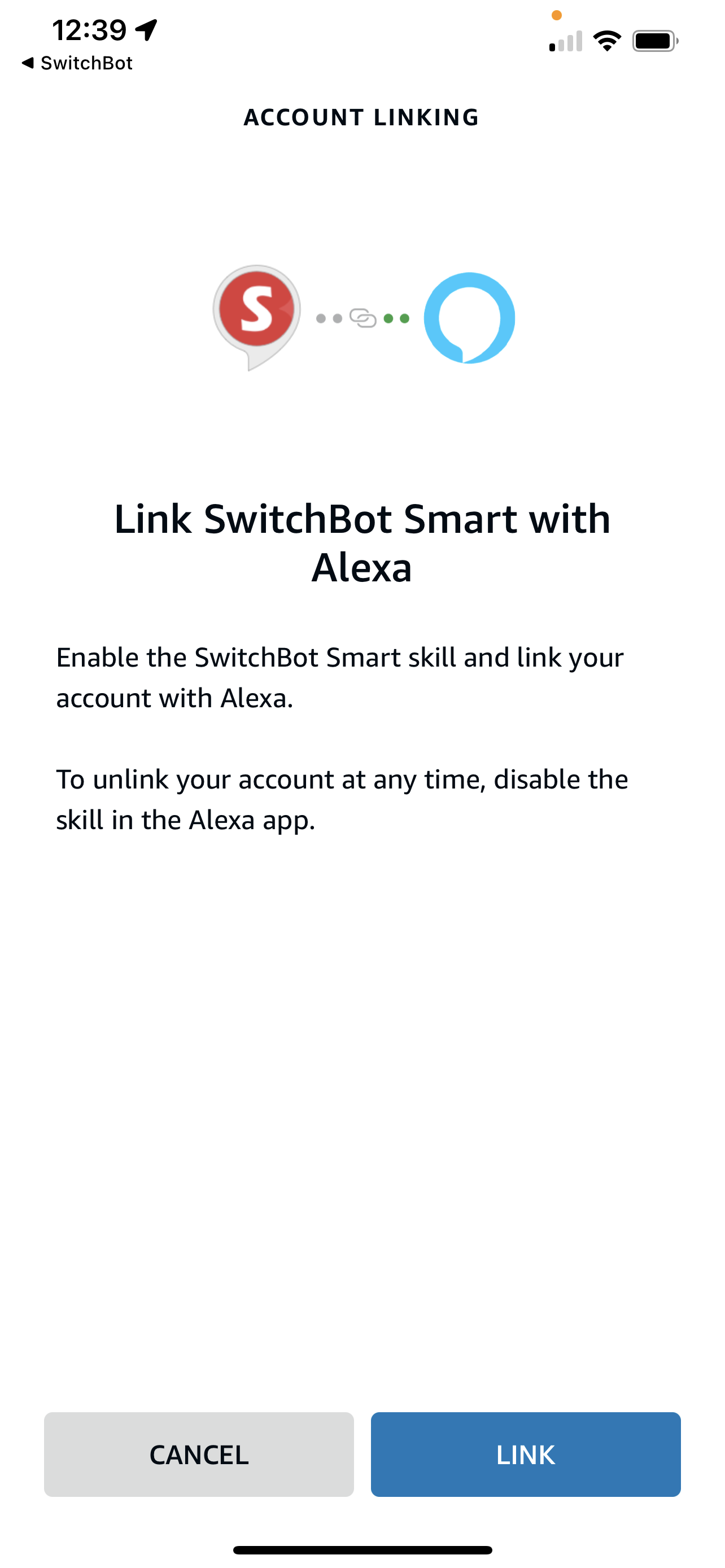 Bild der SwitchBot-App