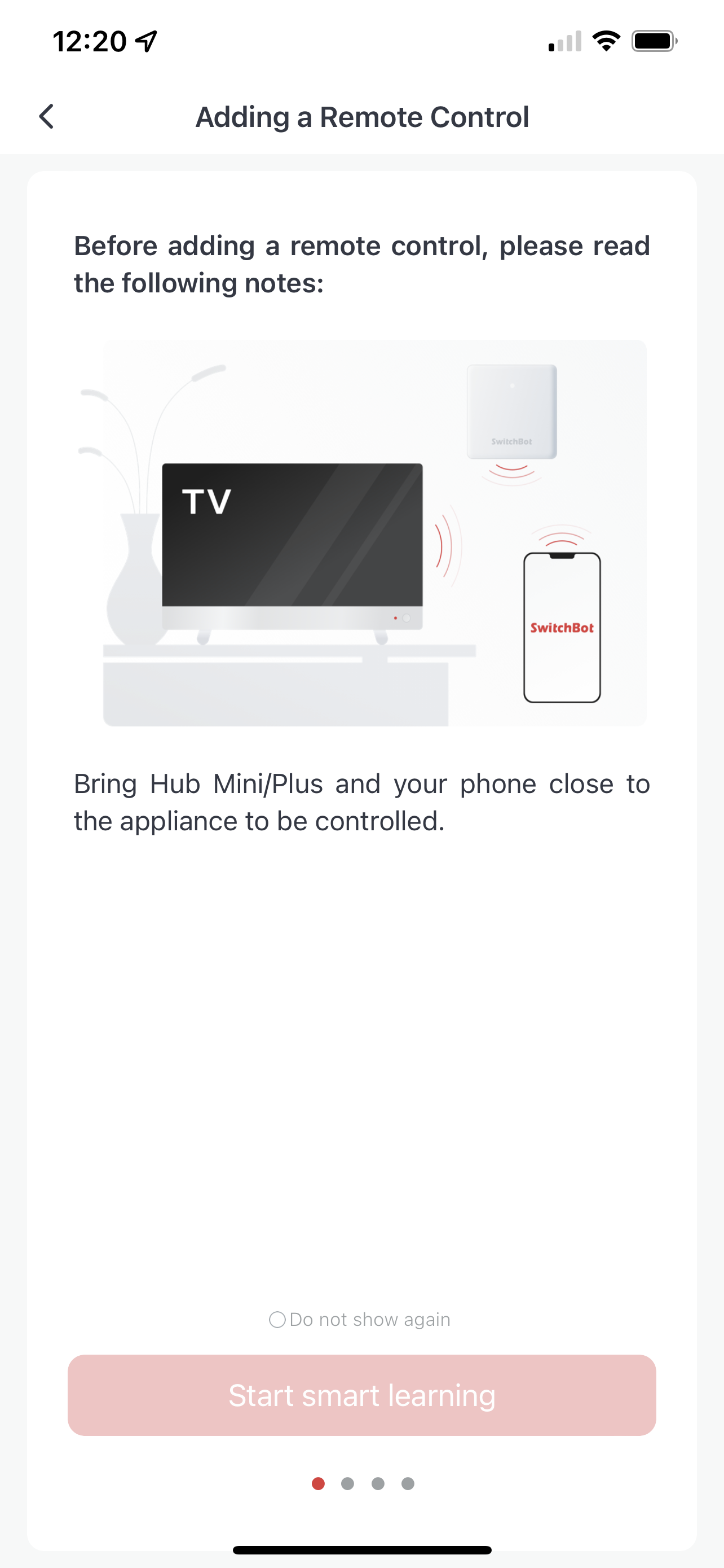 Bild der SwitchBot-App