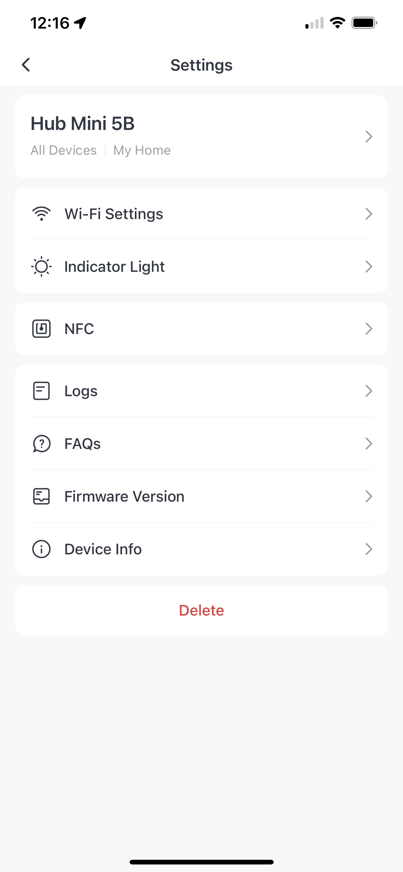 Bild der SwitchBot-App
