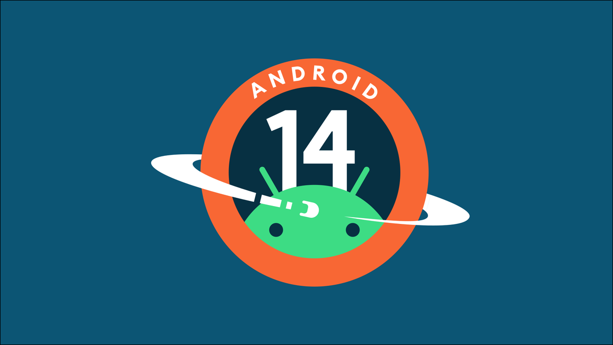 Android 14 logosu.