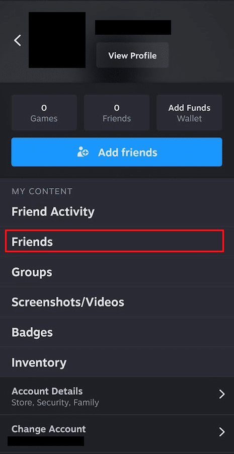 اضغط على الأصدقاء | كيفية إلغاء حظر شخص ما على Steam