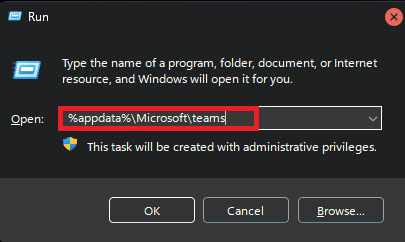 %appdata%\Microsoft\teams 명령