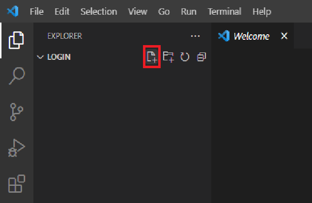 Haga clic en Nuevo archivo. | Cómo construir un sitio web usando ChatGPT