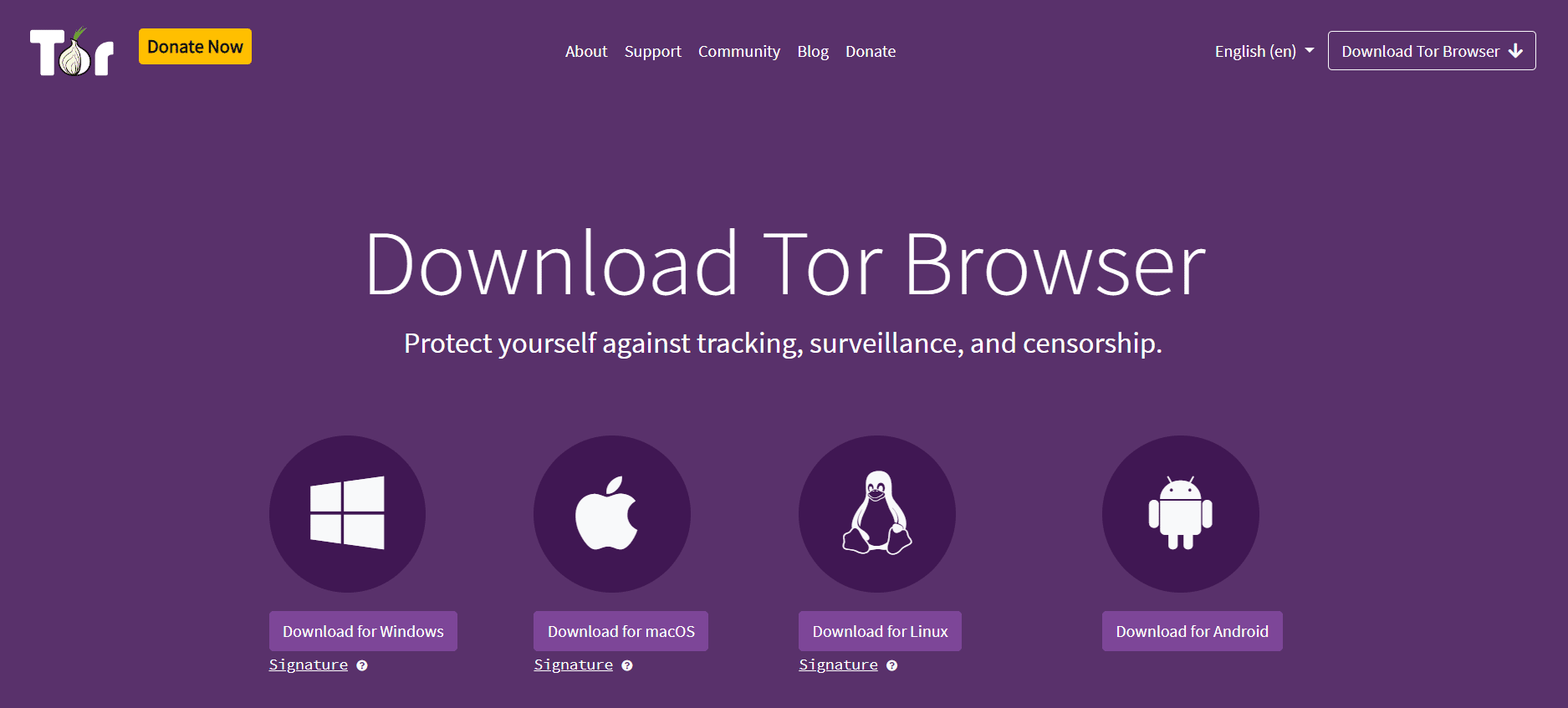 TOR 浏览器的下载页面。修复 Dropbox 错误 404