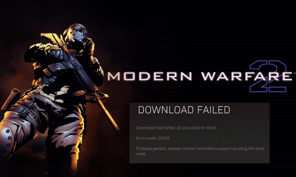 Remediați codul de eroare pentru Call of Duty Warzone 2 Diver
